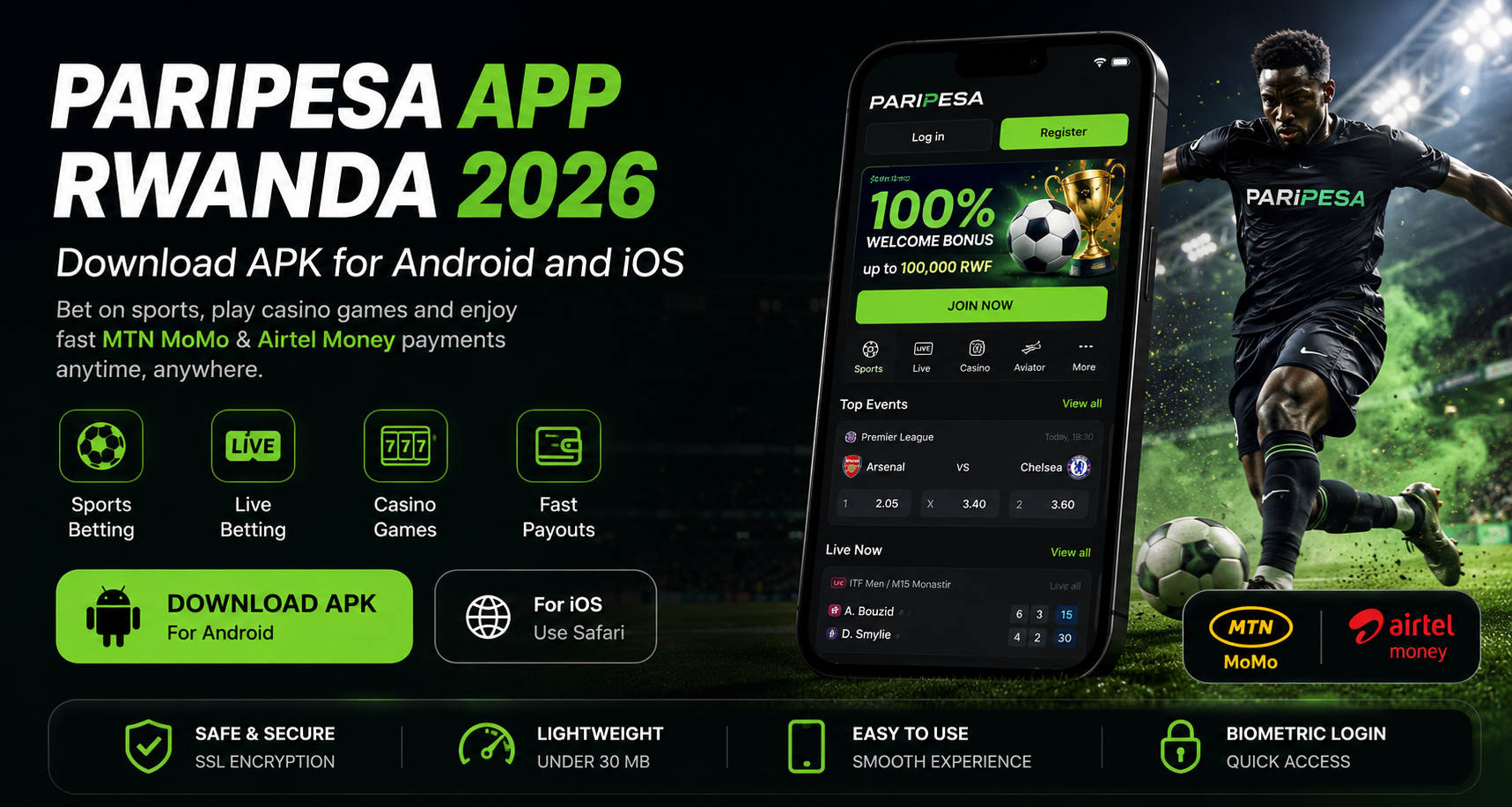 paripesa app Rwanda