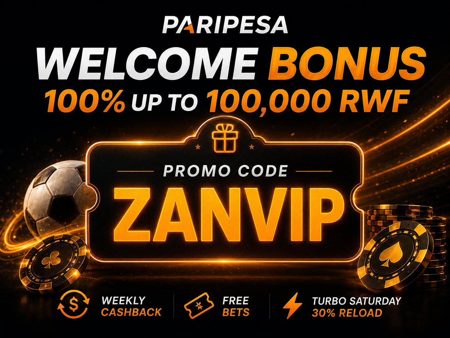 paripesa promo code Rwanda